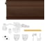 Рулонная штора PRAKTO Shantung 60х160 см, шоколад 7792645 4