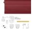 Рулонная штора PRAKTO Shantung 120х160 см, бордо 7792843 4