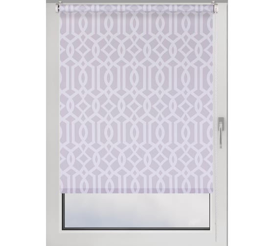 Рулонная штора PRAKTO Print Мактрэл 50х160 см, серый 7796292 1