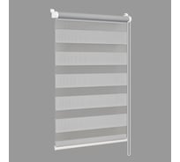 Рулонная штора Delfa день-ночь Стандарт серый А605 60/160