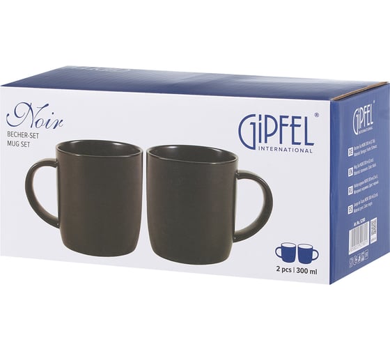 Набор кружек Gipfel Noir 300 мл 52180