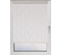 Рулонная штора PRAKTO Bella 90х160 см, белый 6530604