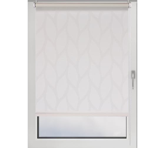 Рулонная штора PRAKTO Bella 50х160 см, белый 6530567 1