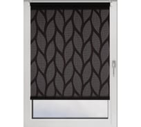 Рулонная штора PRAKTO Bella 60х160 см, черный 6530680