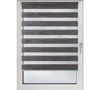 Рулонная штора PRAKTO Day&Night 120х160 см, графит 7795868