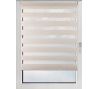 Рулонная штора PRAKTO Day&Night 100х160 см, натуральный лен 59971629