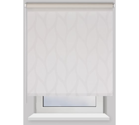 Рулонная штора PRAKTO Bella 120х175 см, белый 7799583 1