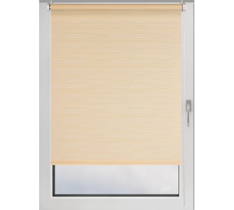Рулонная штора PRAKTO Rustic 90х160 см, натуральный 6531823