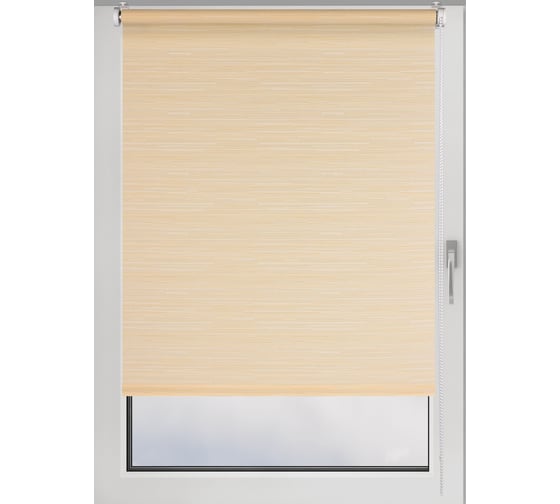 Рулонная штора PRAKTO Rustic 90х160 см, натуральный 6531823 1