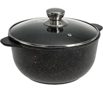 Кастрюля ОФИСМАГ 10 л, с жаропрочной крышкой, пятислойное антипригарное покрытие, Гардарика Орион 1710-04-10 700714