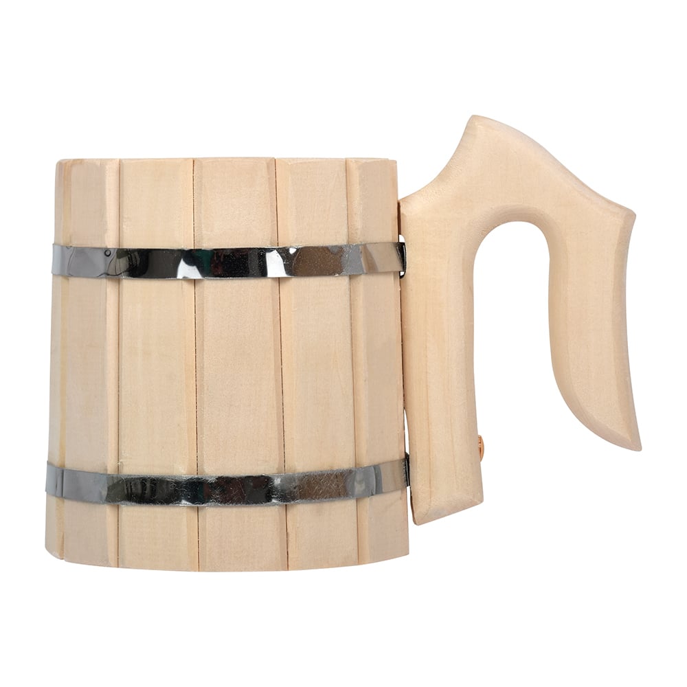 Бондарная кружка Банные Штучки С лёгким паром, 1 л, липа 31204 ...