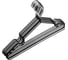 Металлическая вешалка-плечики с перекладиной Attache черная, размер 48-50, 10 штук 1349344 1