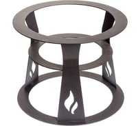 Подставка под садж Стальные Решения Огонек, плазменная резка, с миской ППСПРОСМ