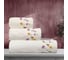 Набор полотенец Arya Home Arya 30x50/50x90/70x140 3 шт., Flores Экрю 8680943249319 1