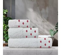 Набор полотенец Arya Home Arya 30x50/50x90/70x140 3 шт., Kiss Экрю 8680943249357