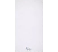 Полотенце Arya Home Arya 70x140, с вышивкой, Myosotis Белый 8680943252920