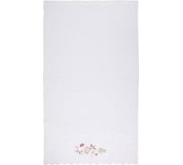 Полотенце Arya Home Arya с вышивкой, 50x90, Flora Белый 8680943252951
