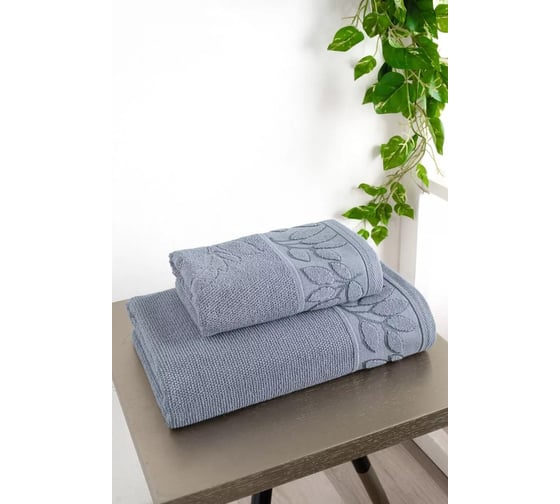 Полотенце Arya Home Arya 50x90 Laurel Серый 8680943253705