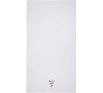 Полотенце Arya Home Arya с вышивкой, 70x140, Achillea Белый 8680943252982