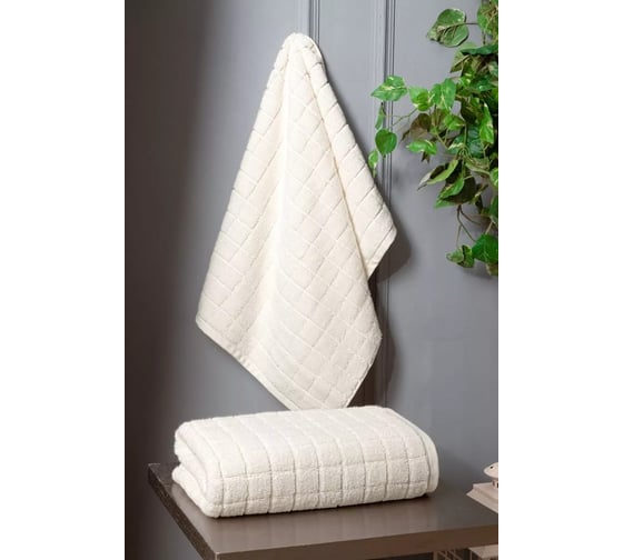 Полотенце Arya Home Arya 70x140 Quatro Кремовый 8680943249272 1
