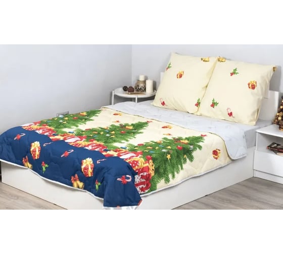 Комплект постельного белья SELENA МЕДЖИК-ЛН евро (поплин 100% хлопок) 4670164812625 1