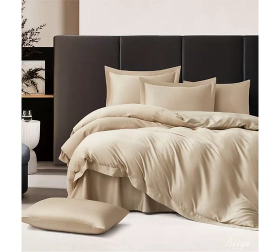 Постельное белье Arya Home Arya Бамбук Tencel Arty, 200x220 см, Кремовый 8680943228307 1