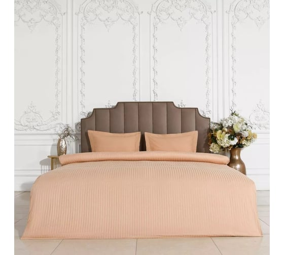 Постельное белье Arya Home Arya 1.5 спальное, 160x220, Otel Золотой 8680943098207