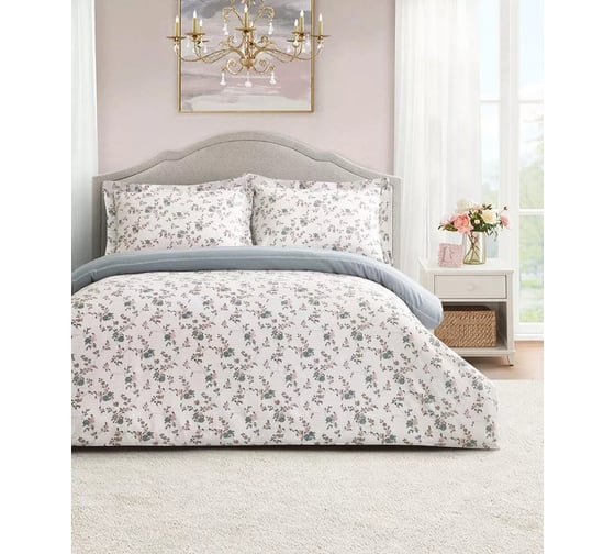 Постельное белье Arya Home Arya Simple Living Сатин, 2 спальное, 200x220, Mary Cветло-розовый 8680943243515