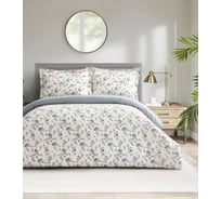 Постельное белье Arya Home Arya Simple Living Сатин, 2 спальное, 200x220, Eva Cветло-голубой 8680943243539