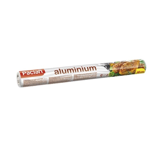 Алюминиевая фольга Paclan 10 м х 29 см в рулоне 42014170 1