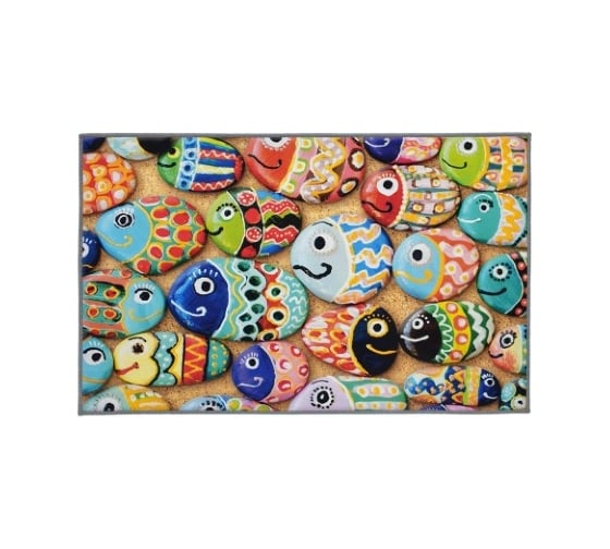 Влаговпитывающий коврик VORTEX Velur SPA Рыбки 50x80 см 10 24292