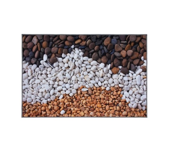 Влаговпитывающий коврик VORTEX Velur SPA Галька 60x90 см 10 24297 1