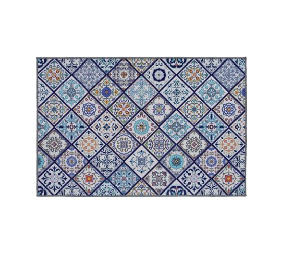 Влаговпитывающий коврик VORTEX Velur SPA Марокканская плитка 60x90 см 10 24296 1