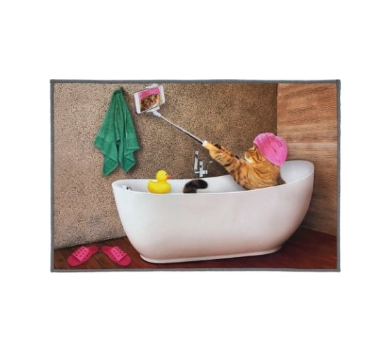 Влаговпитывающий коврик VORTEX Velur SPA Инстакот 40x60 см 15 24280