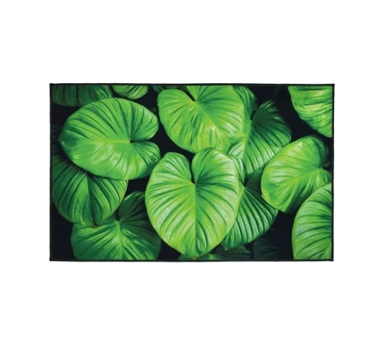 Влаговпитывающий коврик VORTEX Velur SPA Листья 50x80 см 10 24289 1