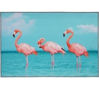 Влаговпитывающий коврик VORTEX Velur SPA Фламинго 60x90 см 10 24294