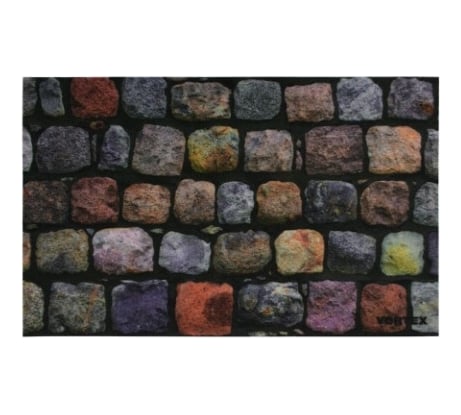 Влаговпитывающий коврик VORTEX Samba Мостовая 50x80 см 10 24218