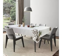 Скатерть Arya Home Arya 160x220 см, Deer Белый 8680943244567