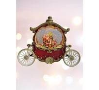 Рождественский снежный шар Arya Home Arya Yule 26x11x20 Красный, Золотой 8680943247179