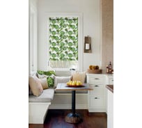 Рулонная штора Эскар Флавора зеленый, 73x160 см 55680073160