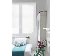 Рулонная штора Эскар Райли Миниролло, белый, размер 73х160 см 38050073160