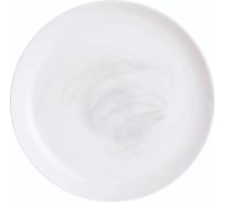 Тарелка обеденная LUMINARC DIWALI MARBRE WHITE25 см Q8840
