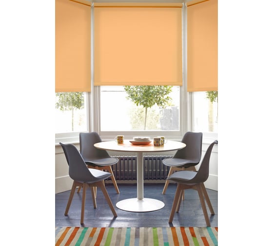 Тканевое миниролло Эскар абрикос, 52х170 см 31012052170 1