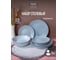 Столовый набор керамический FIORETTA SCANDY BLUE на 4 персоны (12 предметов) TDS502-ECOM 2
