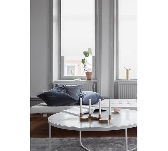 Рулонная штора Эскар Plain белый, 120х160 см 71101120160 1