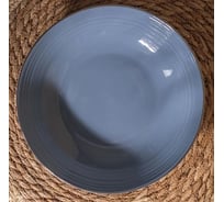 Суповая тарелка FIORETTA FIESTA дымчато-голубой 22 см TDP712