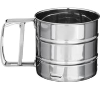 Кружка-сито для просеивания муки VETTA d10 см, объем 375 гр, нержавеющая сталь 884-005