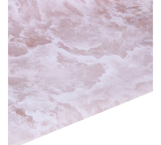 Гибкое стекло VETTA ПВХ, мрамор, какао, 60x80x0,08 см 416-277