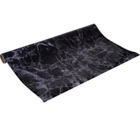 Гибкое стекло VETTA ПВХ, мрамор, черный, 60x80x0,08 см 416-273