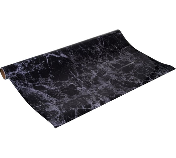 Гибкое стекло VETTA ПВХ, мрамор, черный, 60x80x0,08 см 416-273 1